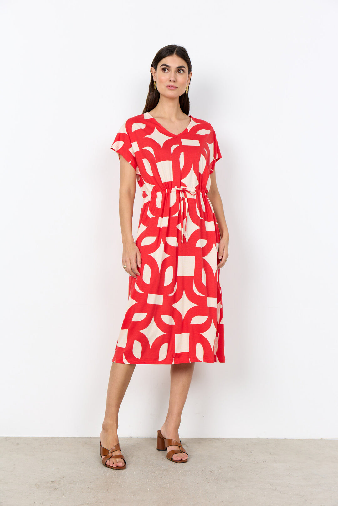 SC-FELICITY AOP 543 Dress Red