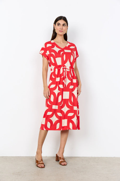 SC-FELICITY AOP 543 Dress Red