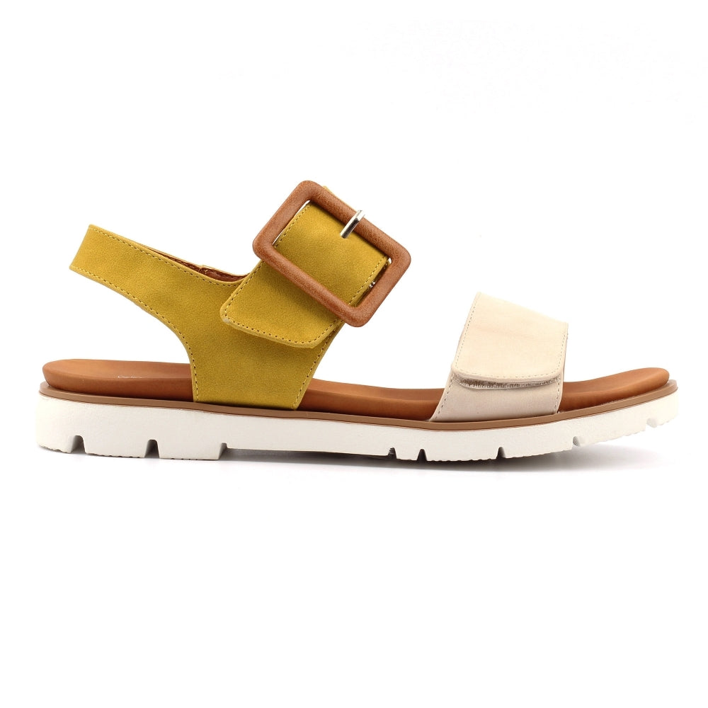 Lunar Gabby Sandal-Lunar-White finn