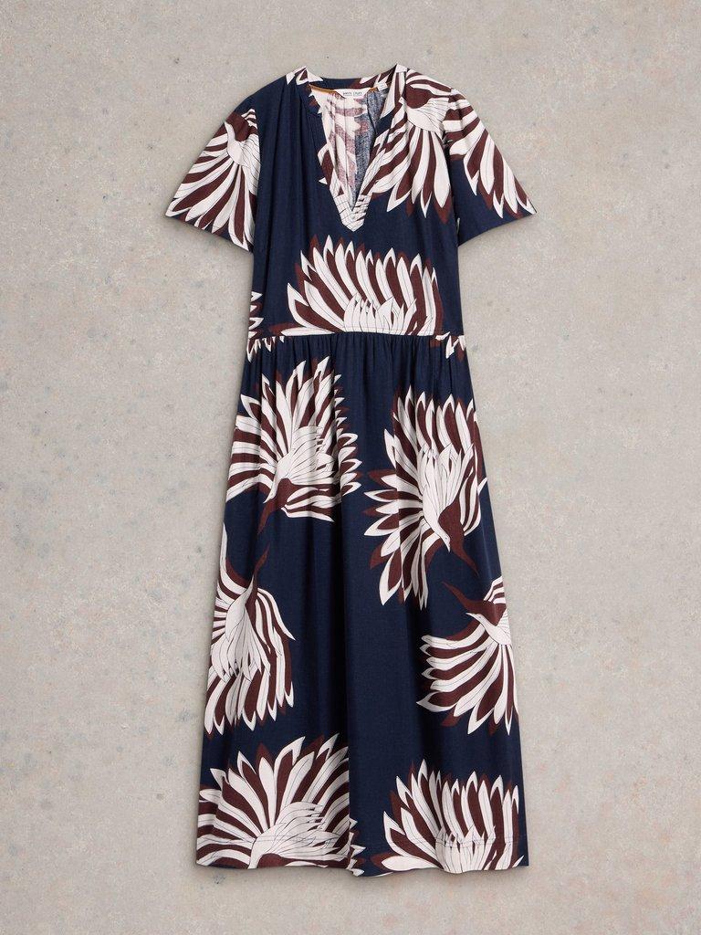 White Stuff Clove Linen Blend Dress