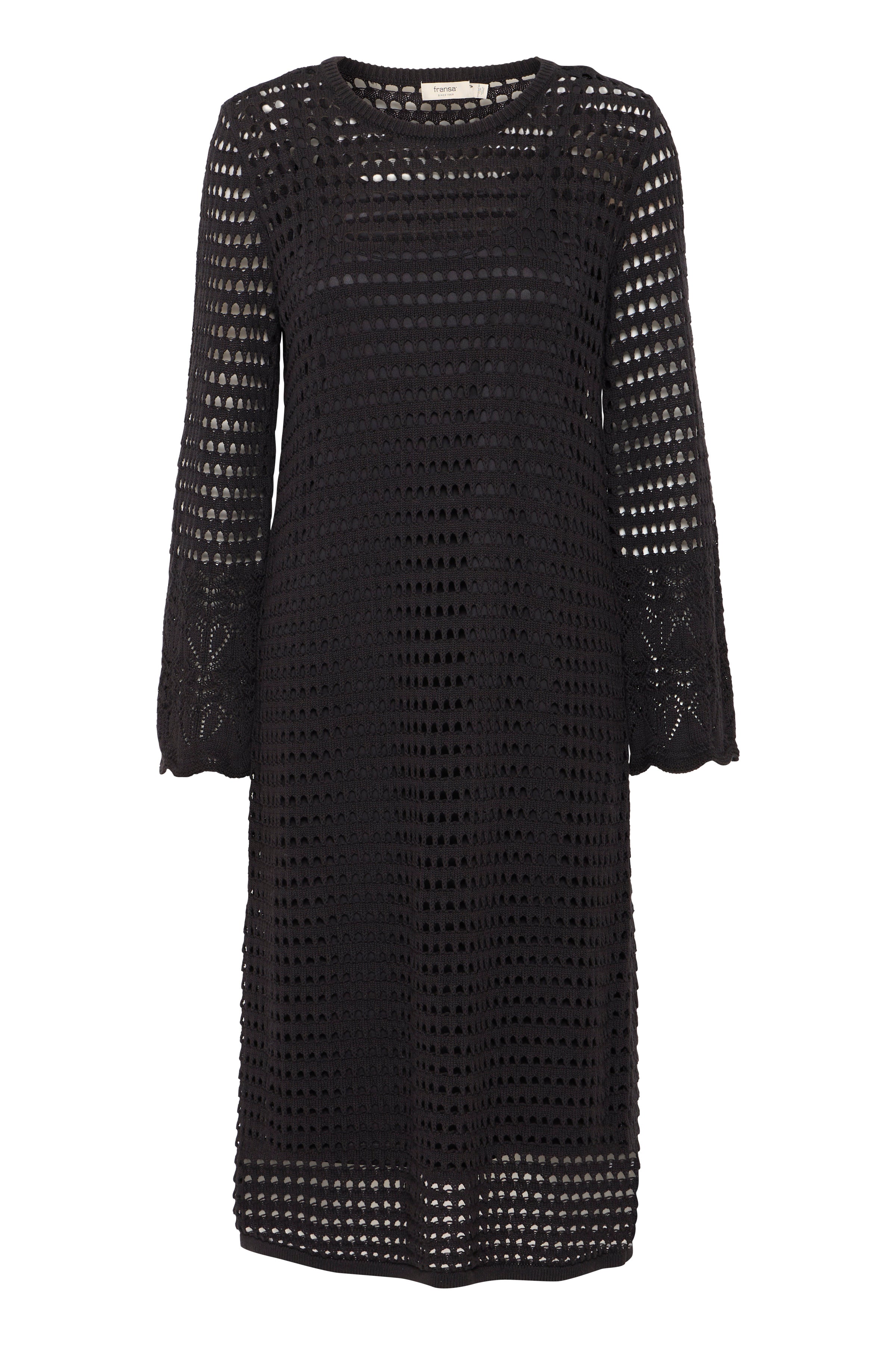 Fransa Friria Dress 1-Dress-White finn