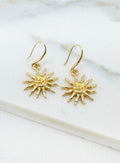 Envy Earrings Gold Sun 4792-Envy-White finn