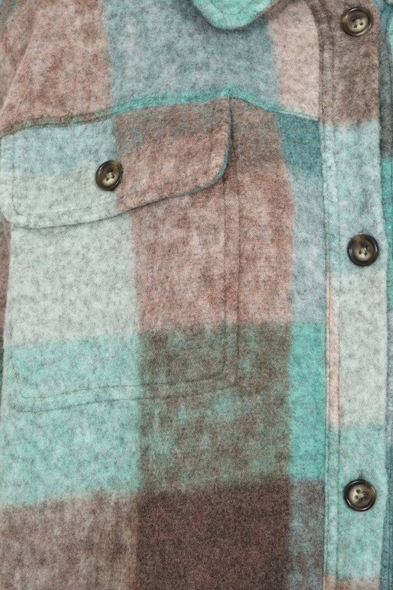 Alice Collins Elle Long Fleece Jacket-Jacket-White finn