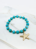Envy Turquoise Bead Bracelet 4821-Envy-White finn