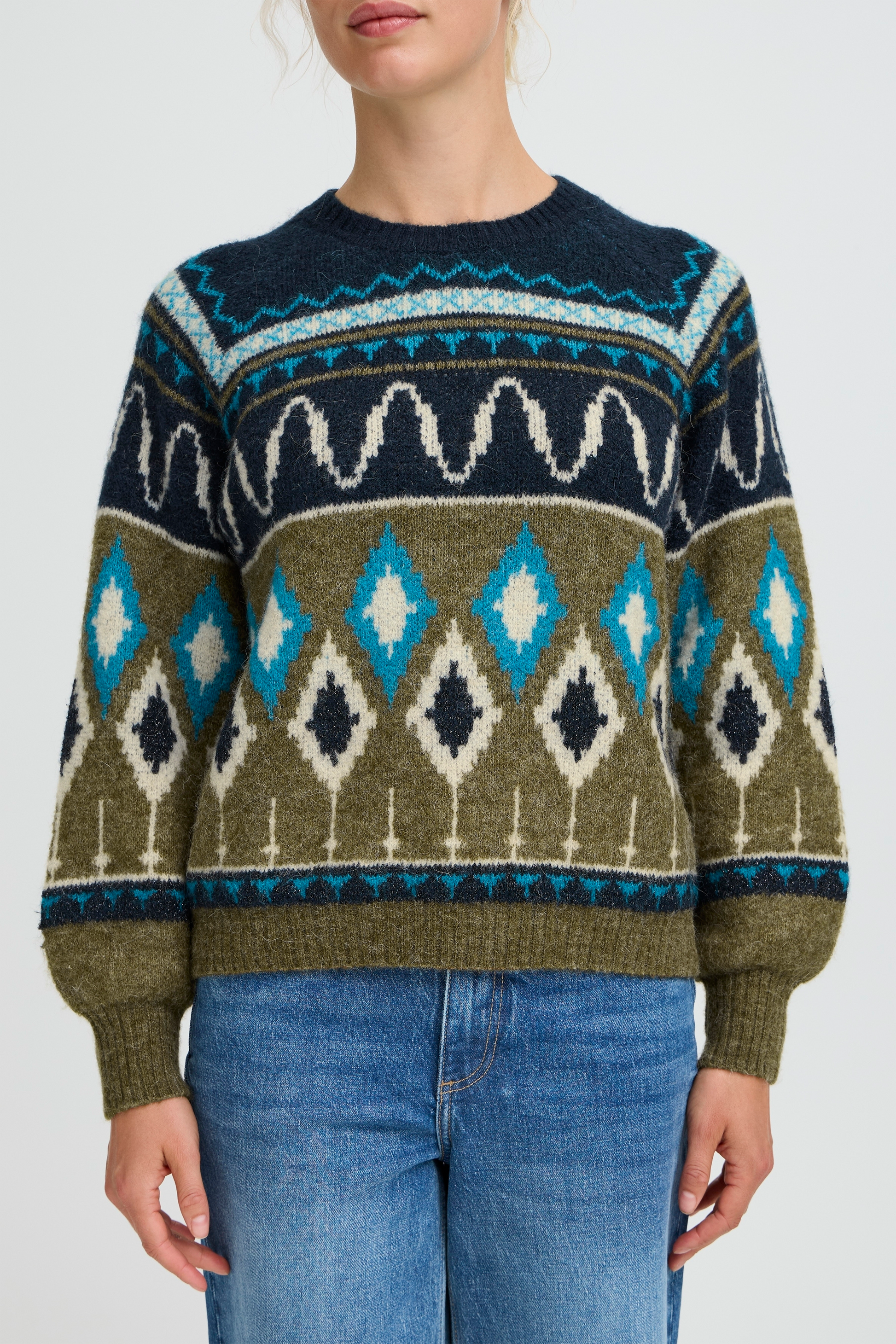 B young Bynafta Jacquard Jumper