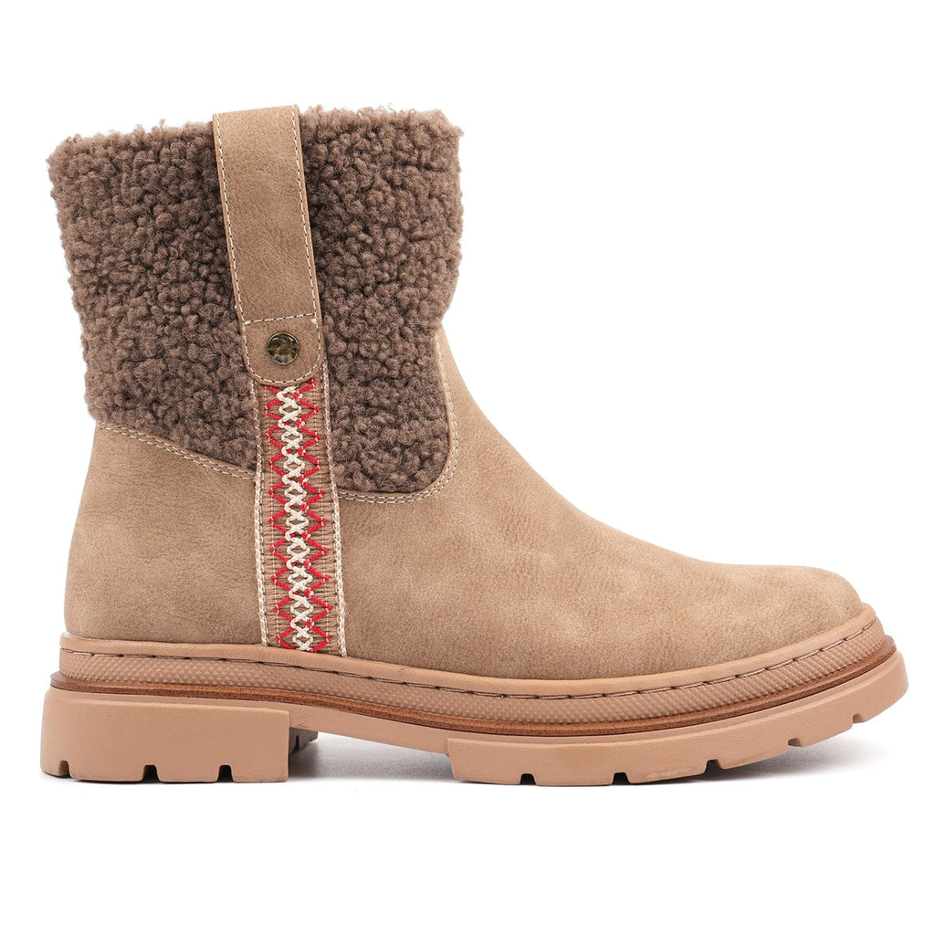 Lunar Dawn Taupe Ankle Boot