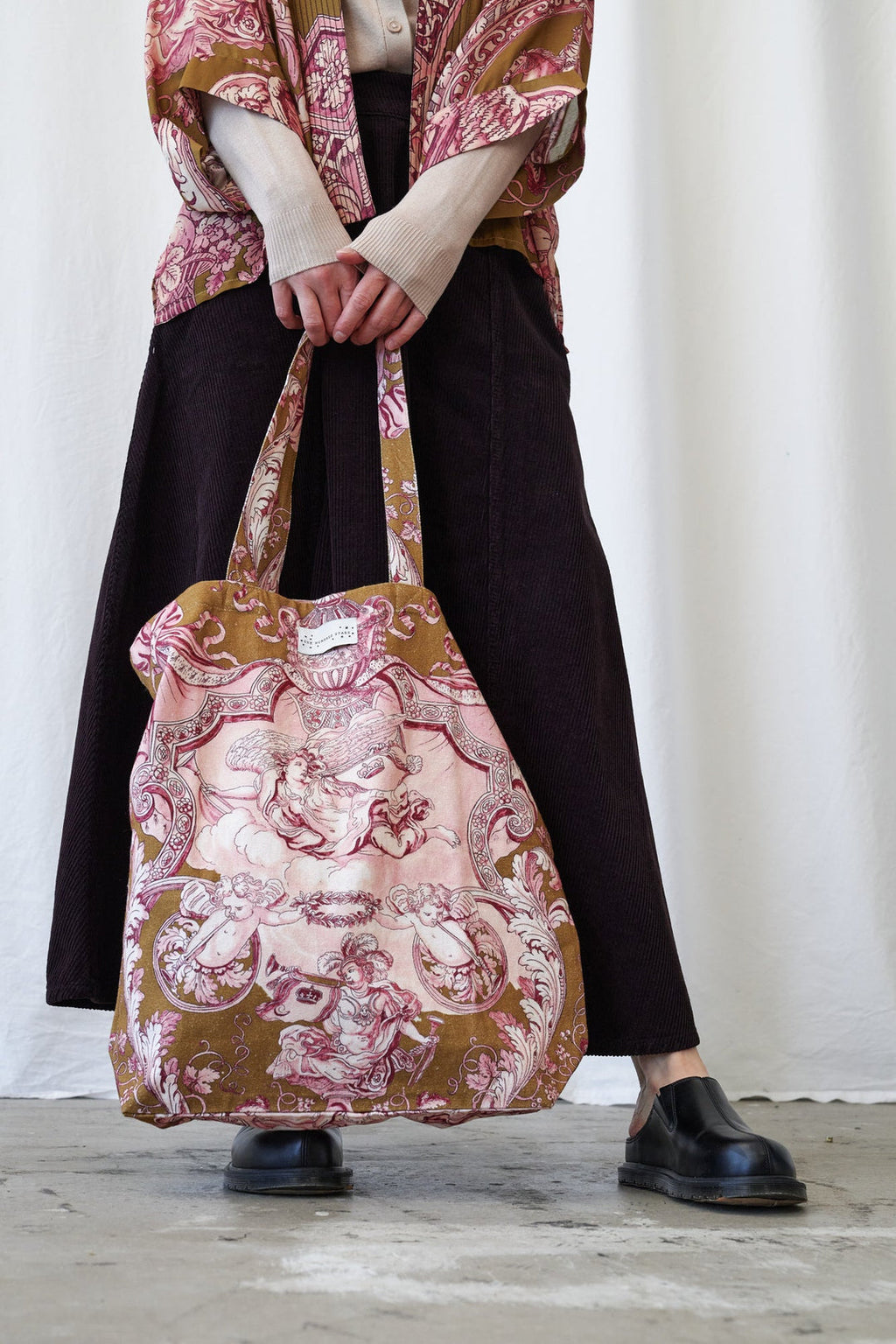 One Hundred Stars Angels Olive Canvas Bag