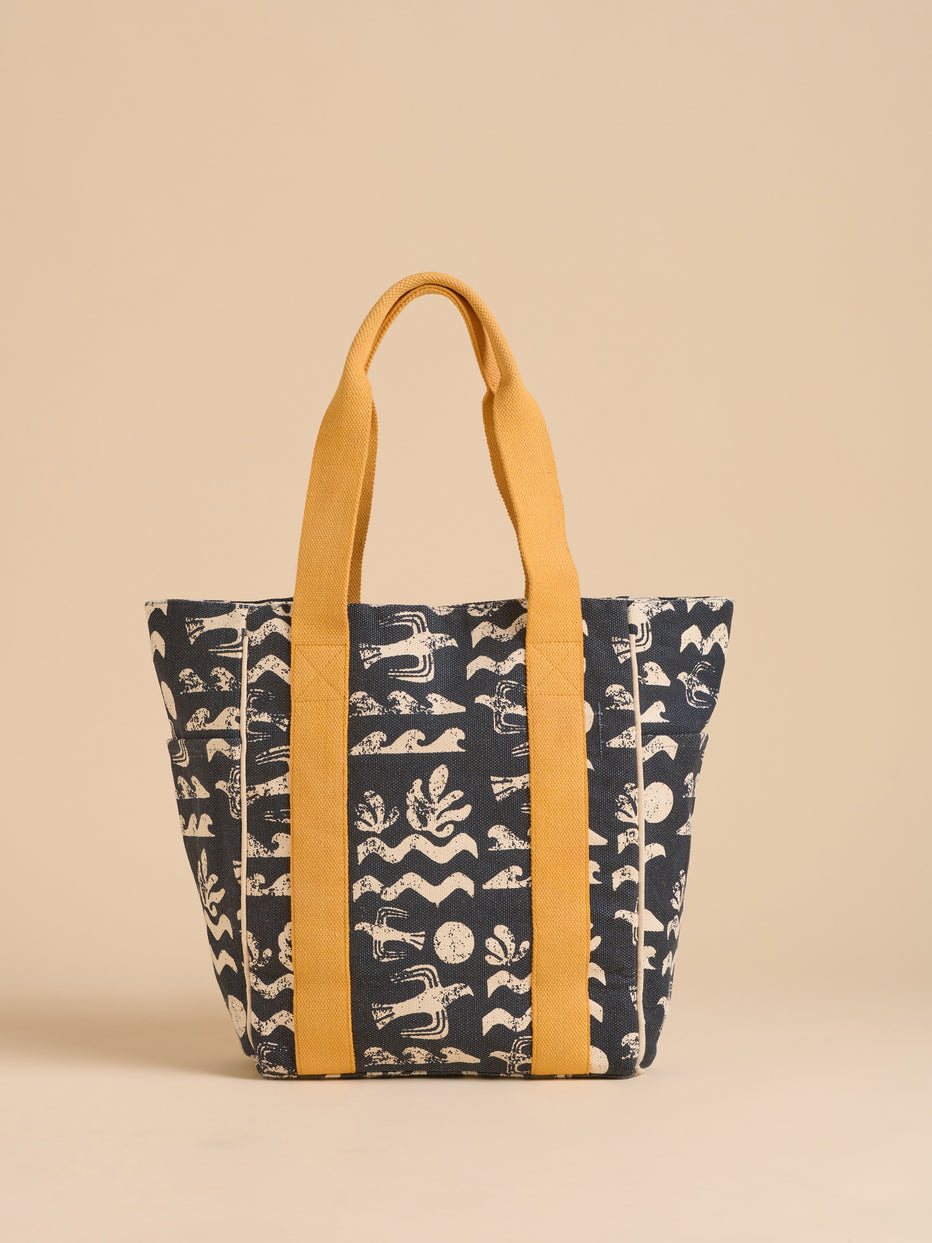 Brakeburn Coast Beach Bag-White finn