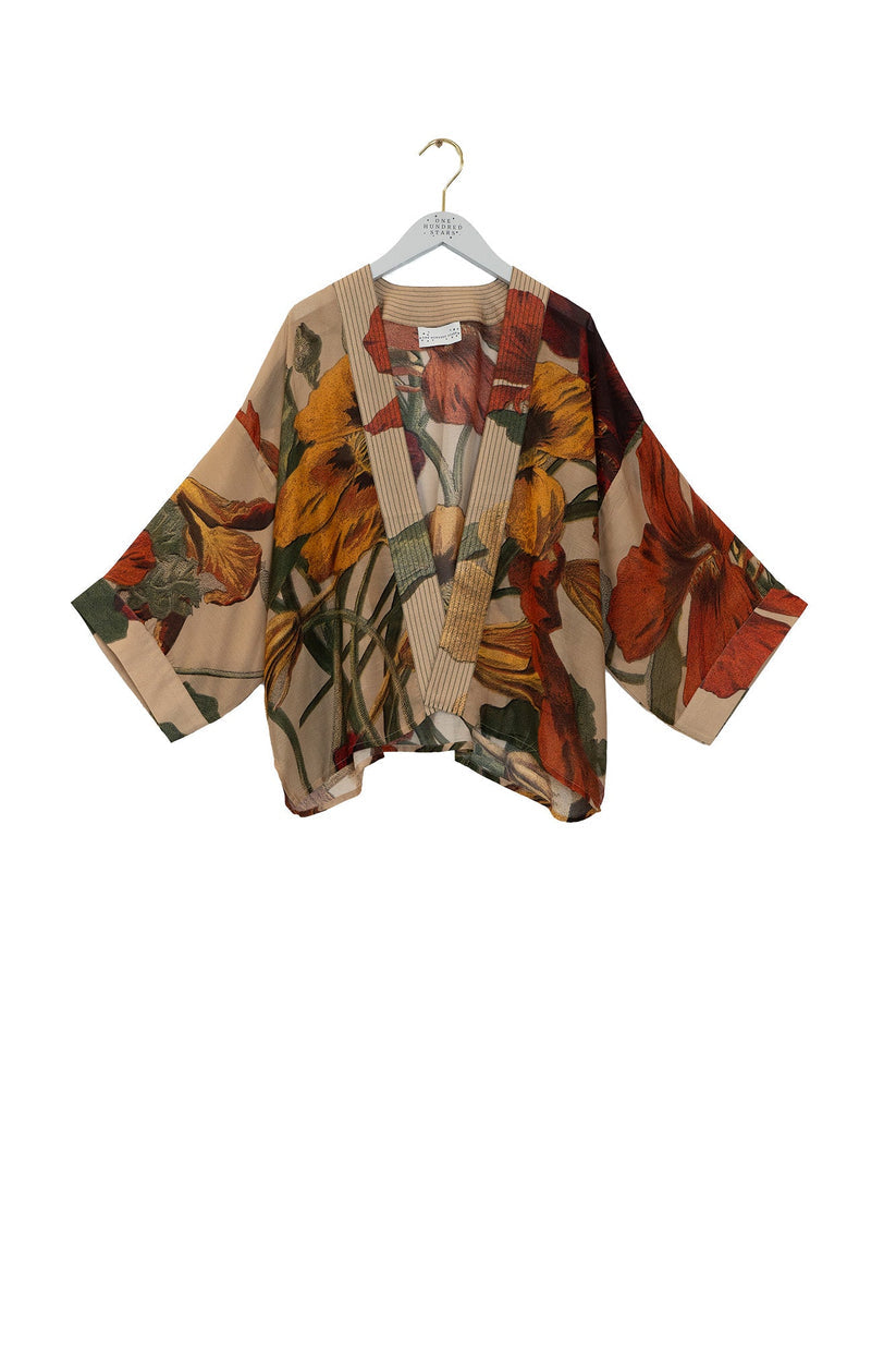 One Hundred Stars Nasturtium Fawn Kimono
