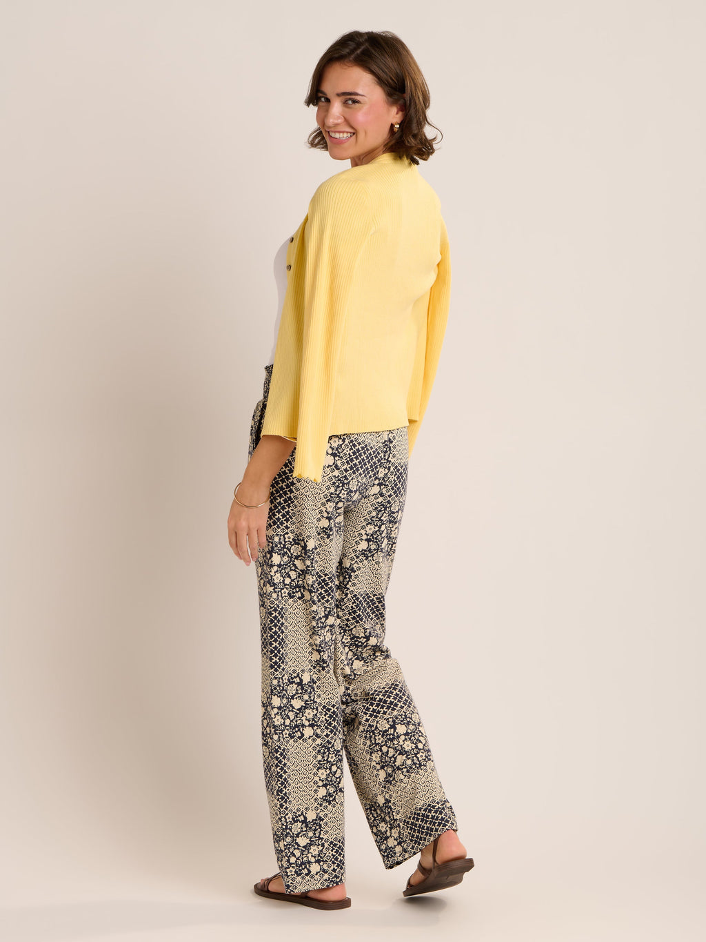 Brakeburn Helena Beach Pant-Brakeburn-White finn