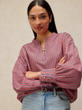 White Stuff raya pop over shirt