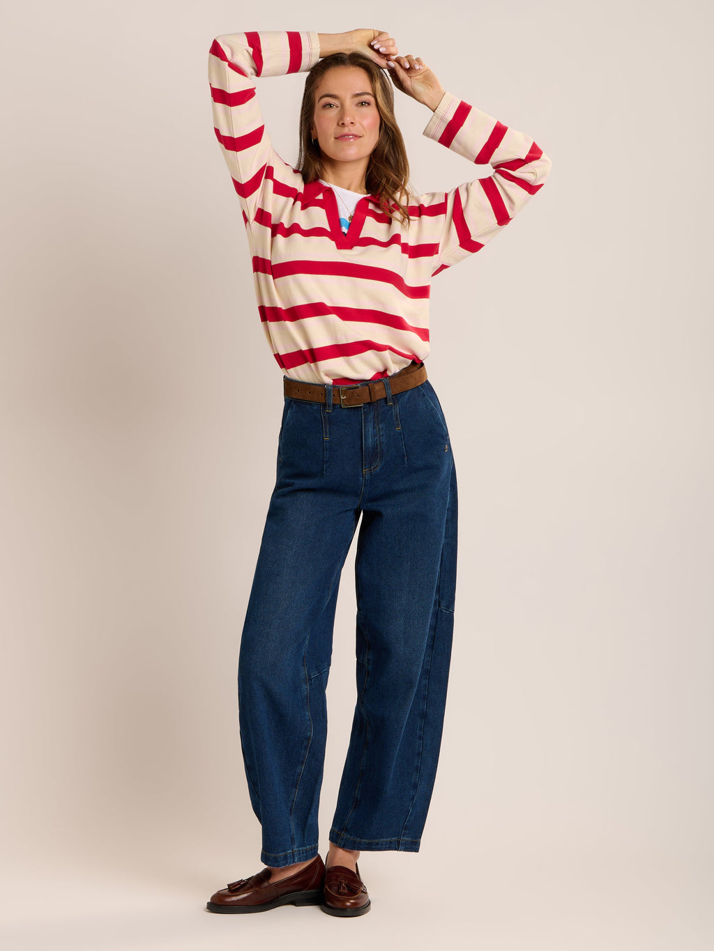 Brakeburn Caundle Sweatshirt-Brakeburn-White finn