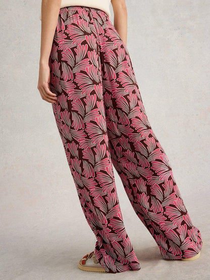 White Stuff Belle Wide Leg Crinkle Trouser