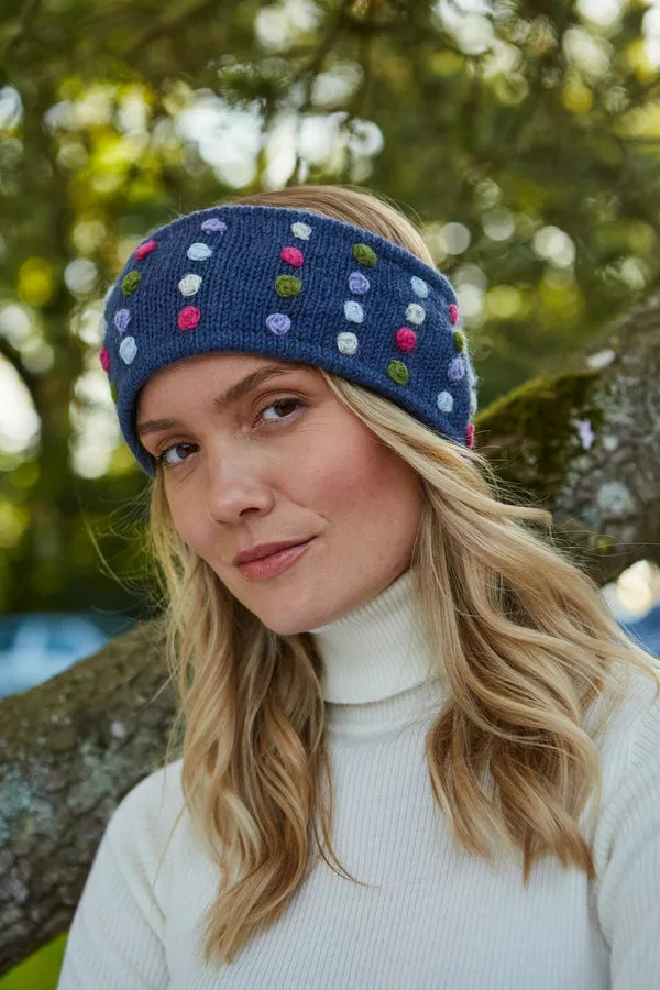 Pachamama Kew Headband Denim-Headband-White finn