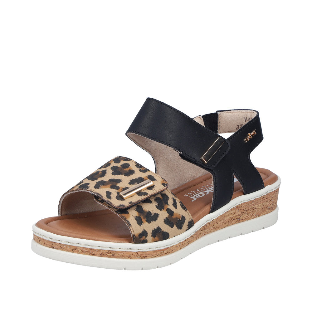 Rieker Contrast Sandal V4181-Rieker-White finn