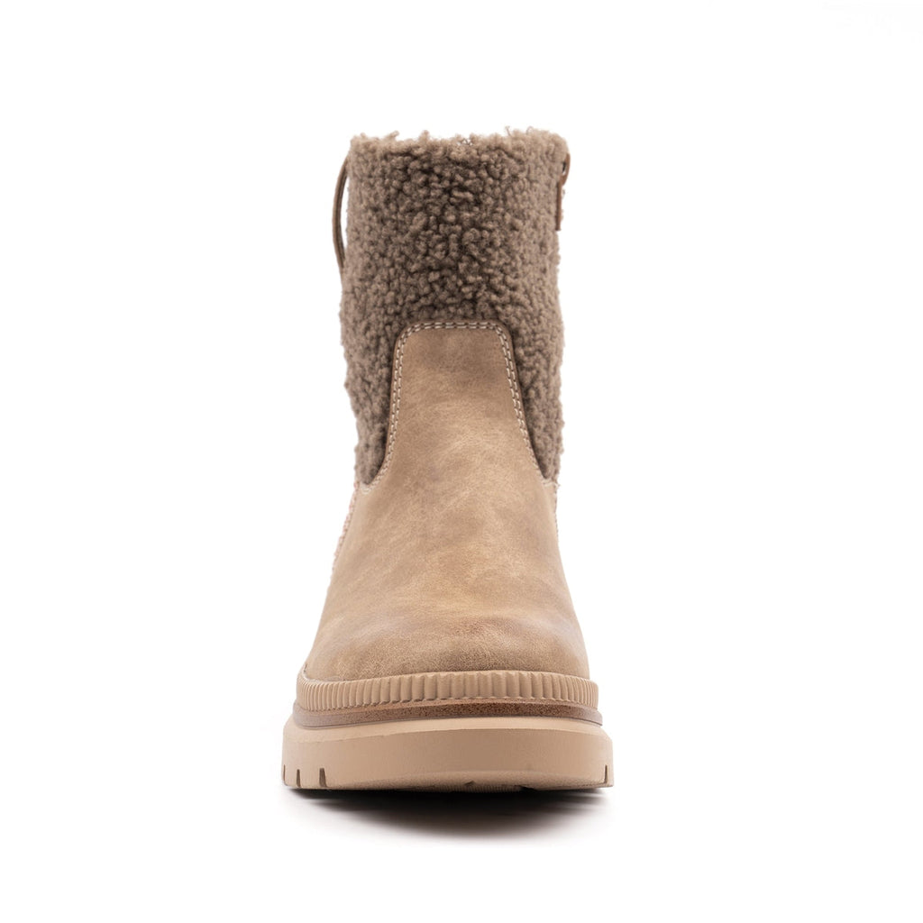 Lunar Dawn Taupe Ankle Boot