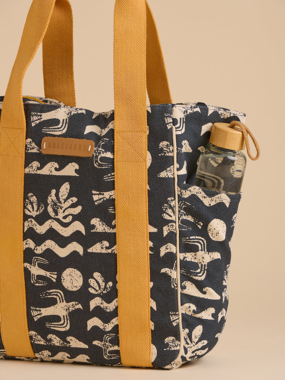 Brakeburn Coast Beach Bag-White finn