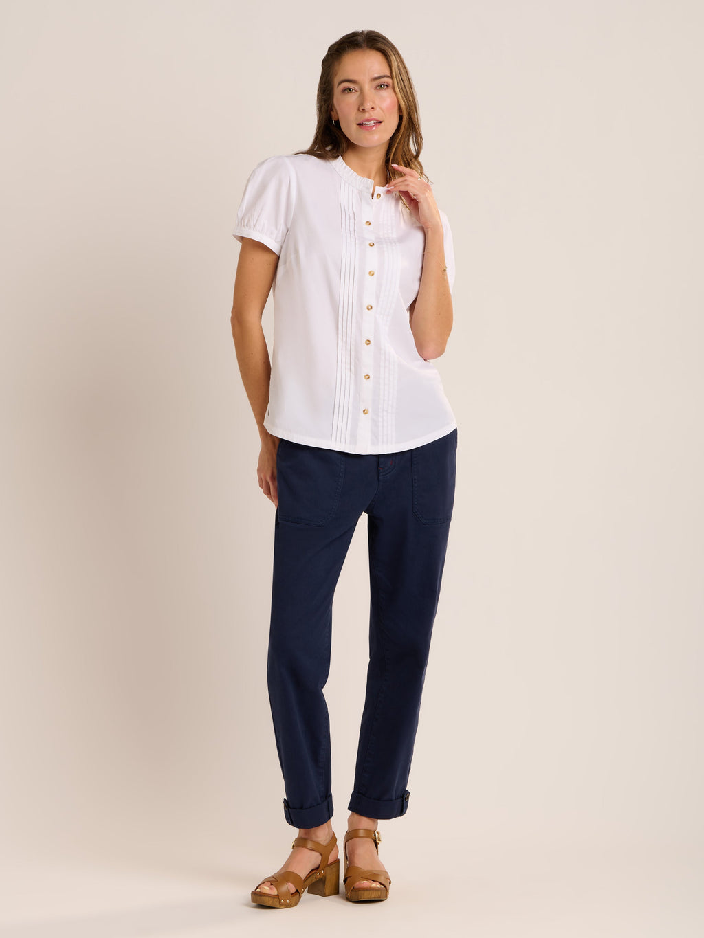 Brakeburn Hope Blouse-Brakeburn-White finn