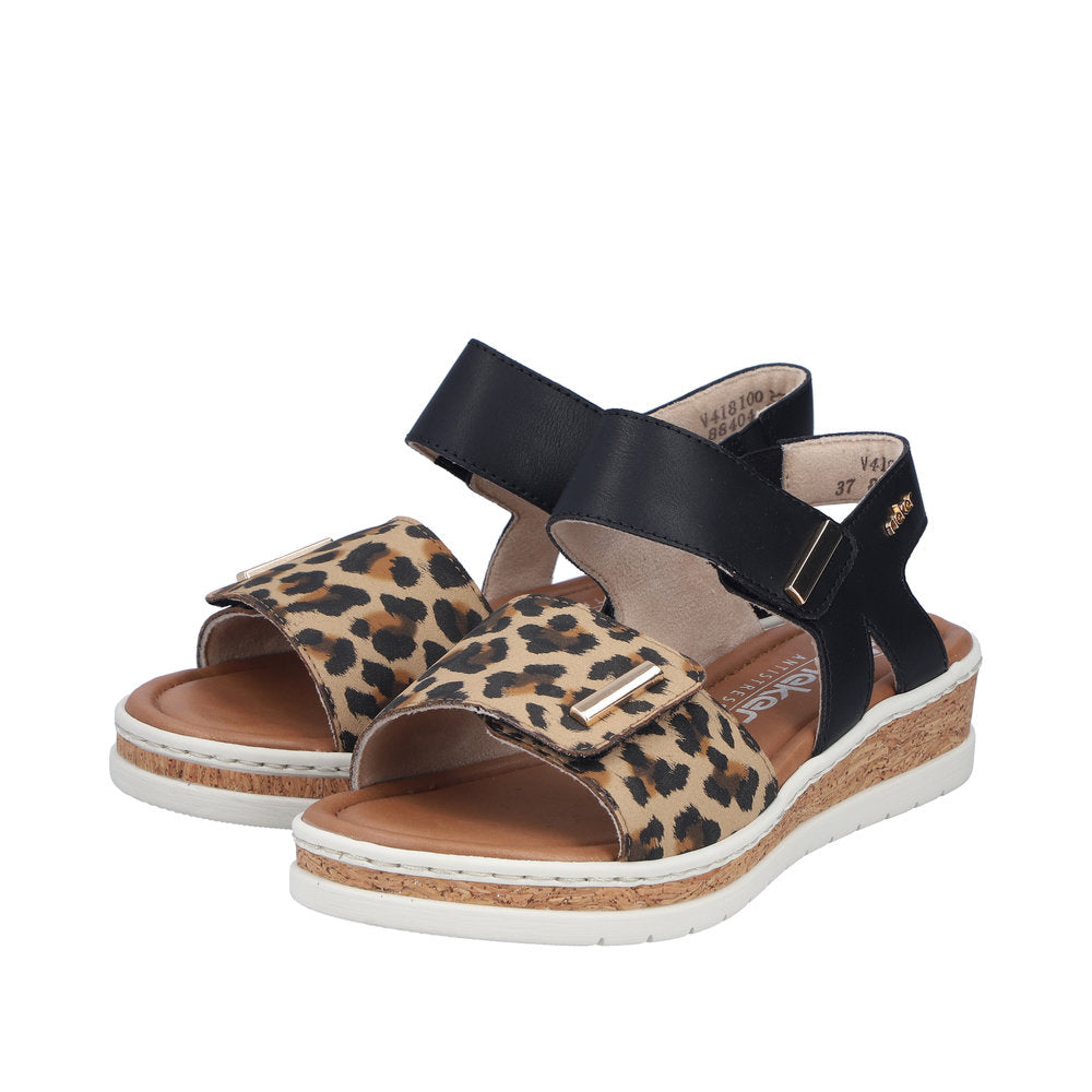 Rieker Contrast Sandal V4181-Rieker-White finn