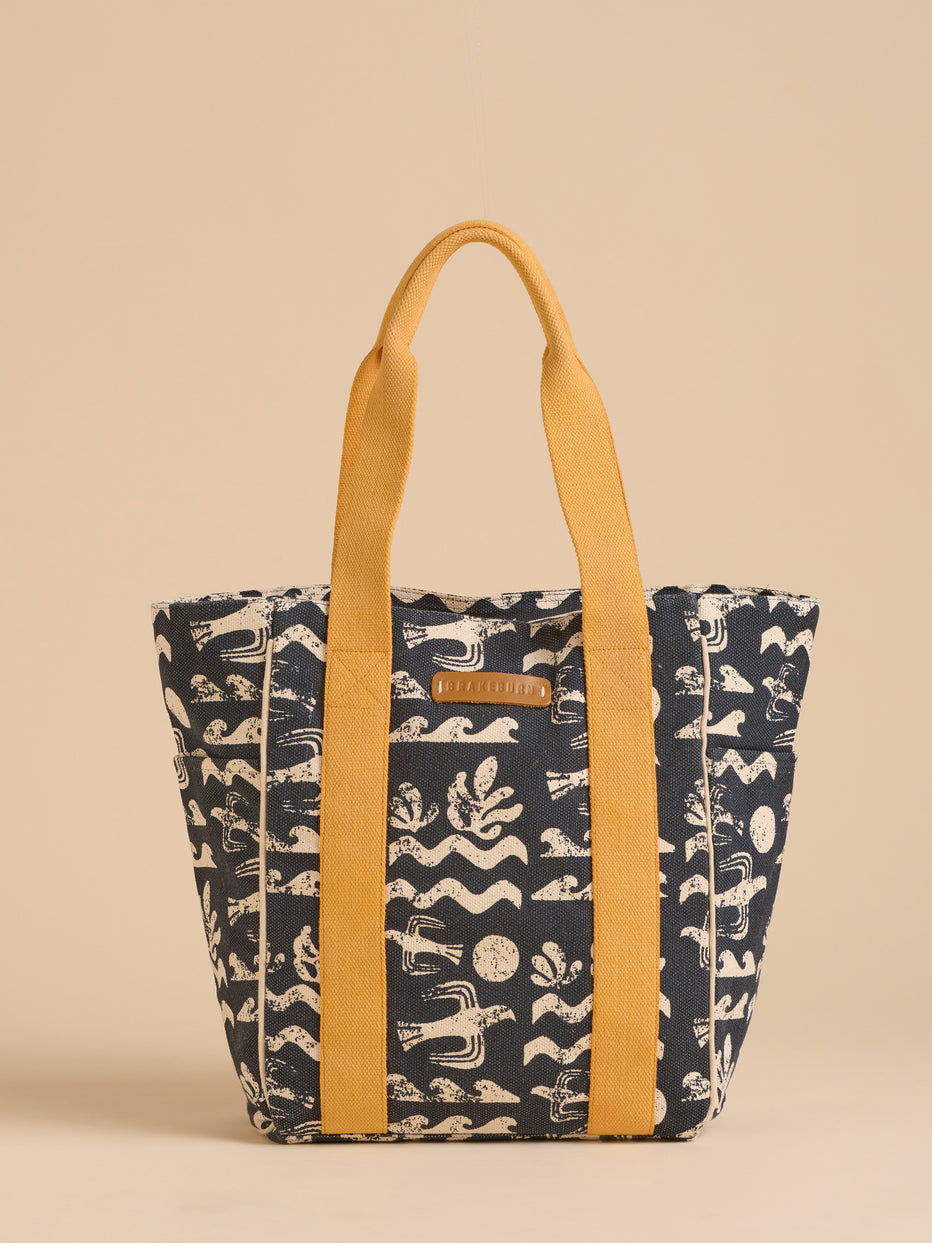 Brakeburn Coast Beach Bag-White finn