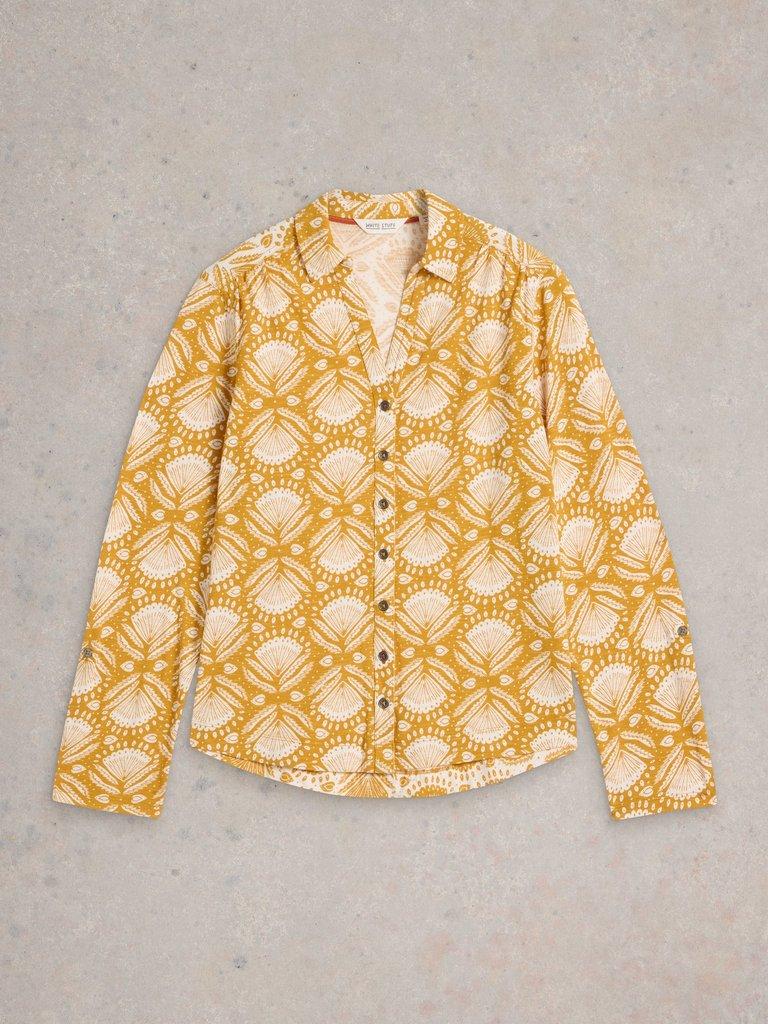 White Stuff Annie Jersey Shirt-Shirt-White finn