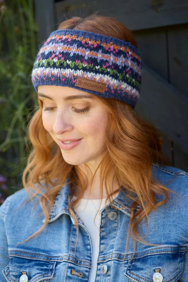 Pachamama Iona Headband-Pachamama-White finn