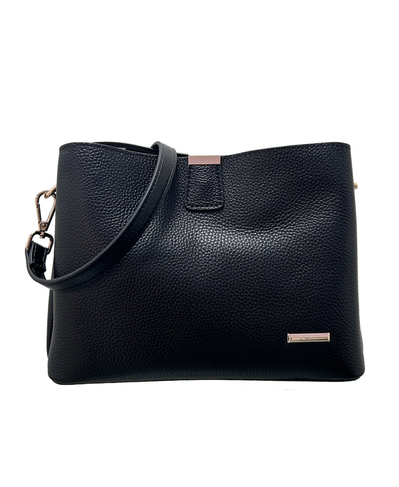 NV Leather Shoulder Bag LE46
