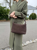 David Jones woven effect shoulder bag CM8452-1