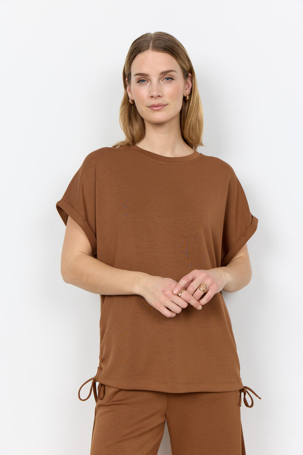 Soya Concept SC-BANU 306 T-shirt Brown
