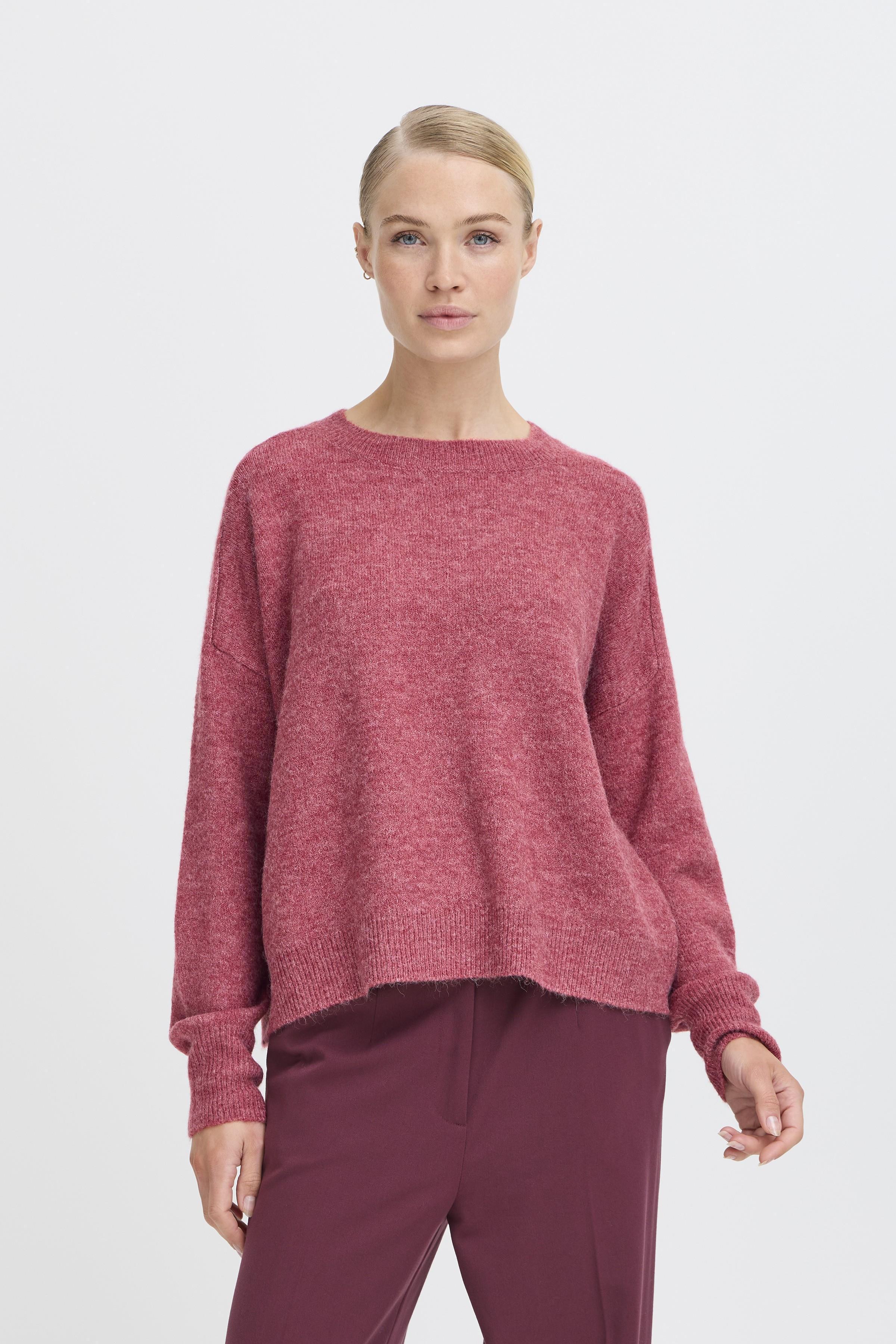 B young Bymonna Jumper-Knitwear-White finn