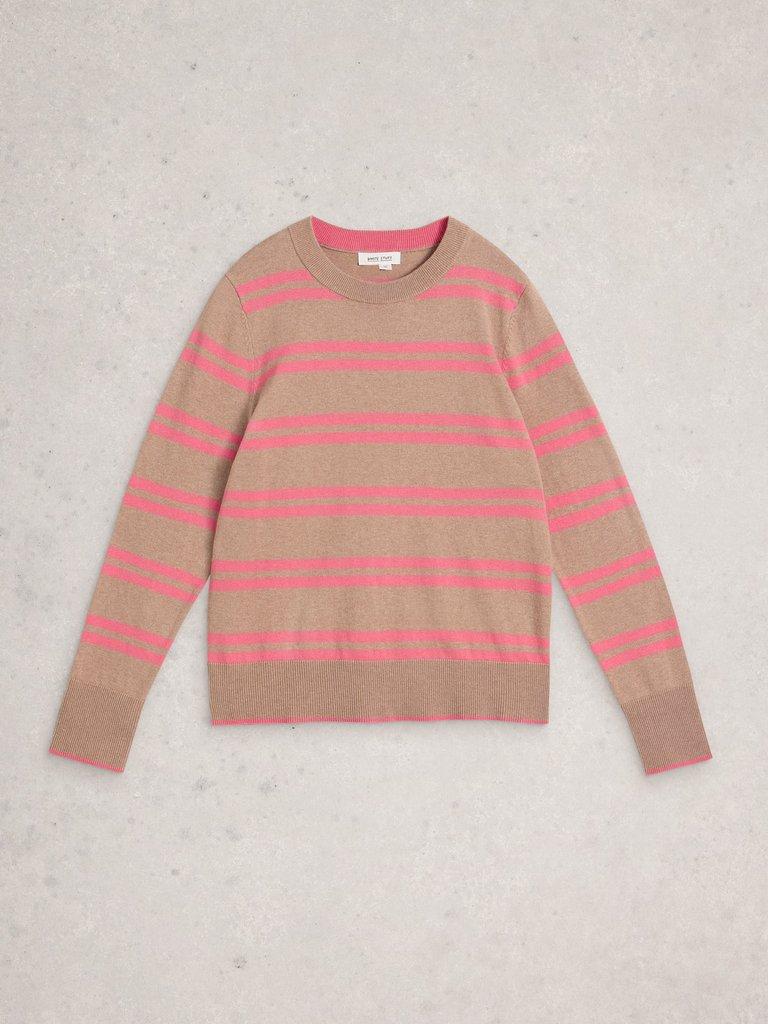 White Stuff KATIE STRIPE JUMPER-White Stuff-White finn