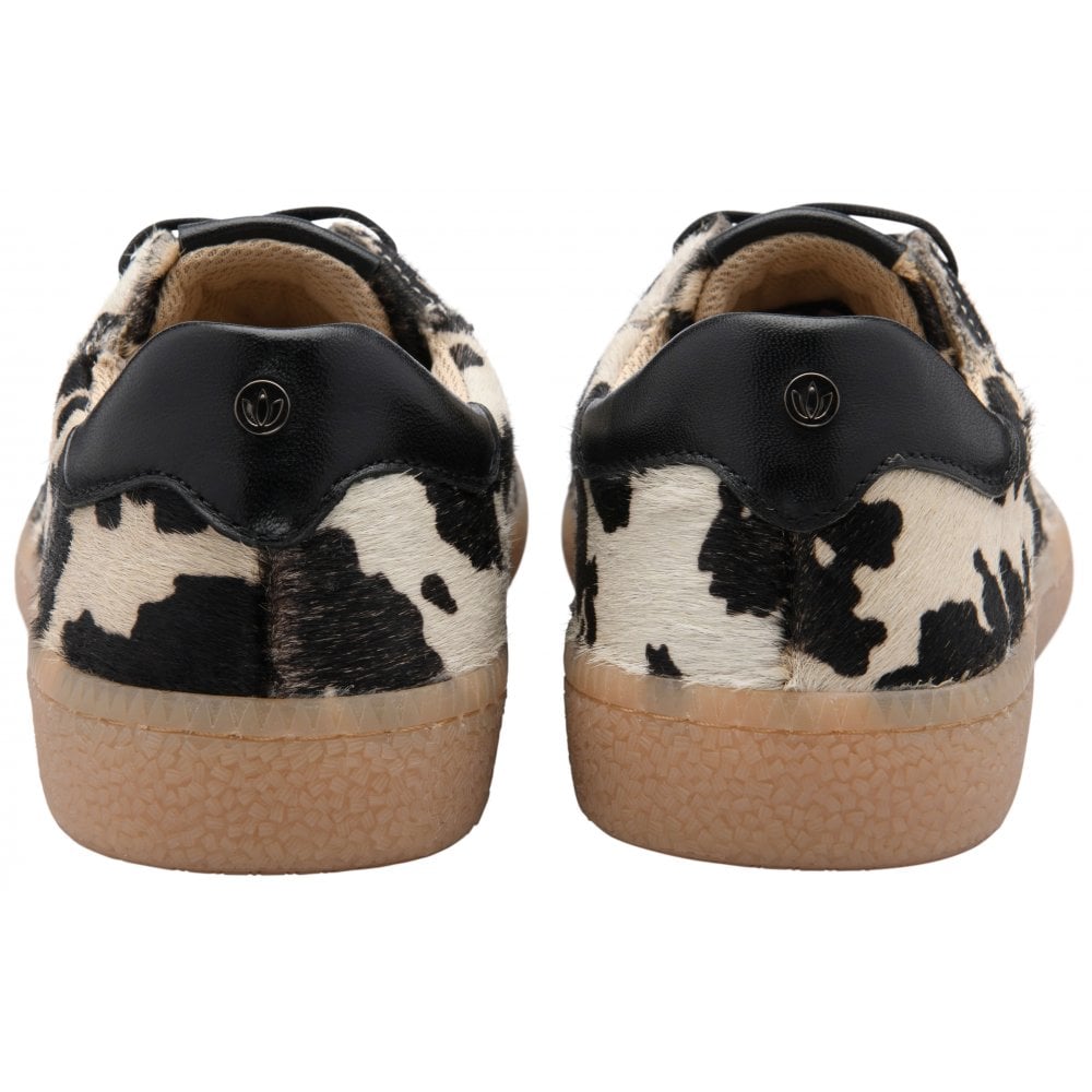 Lotus Cow-Print Leather Frapporta Trainers | Lotus