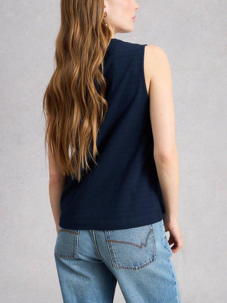 White Stuff NORA TEXTURE NOTCH VEST