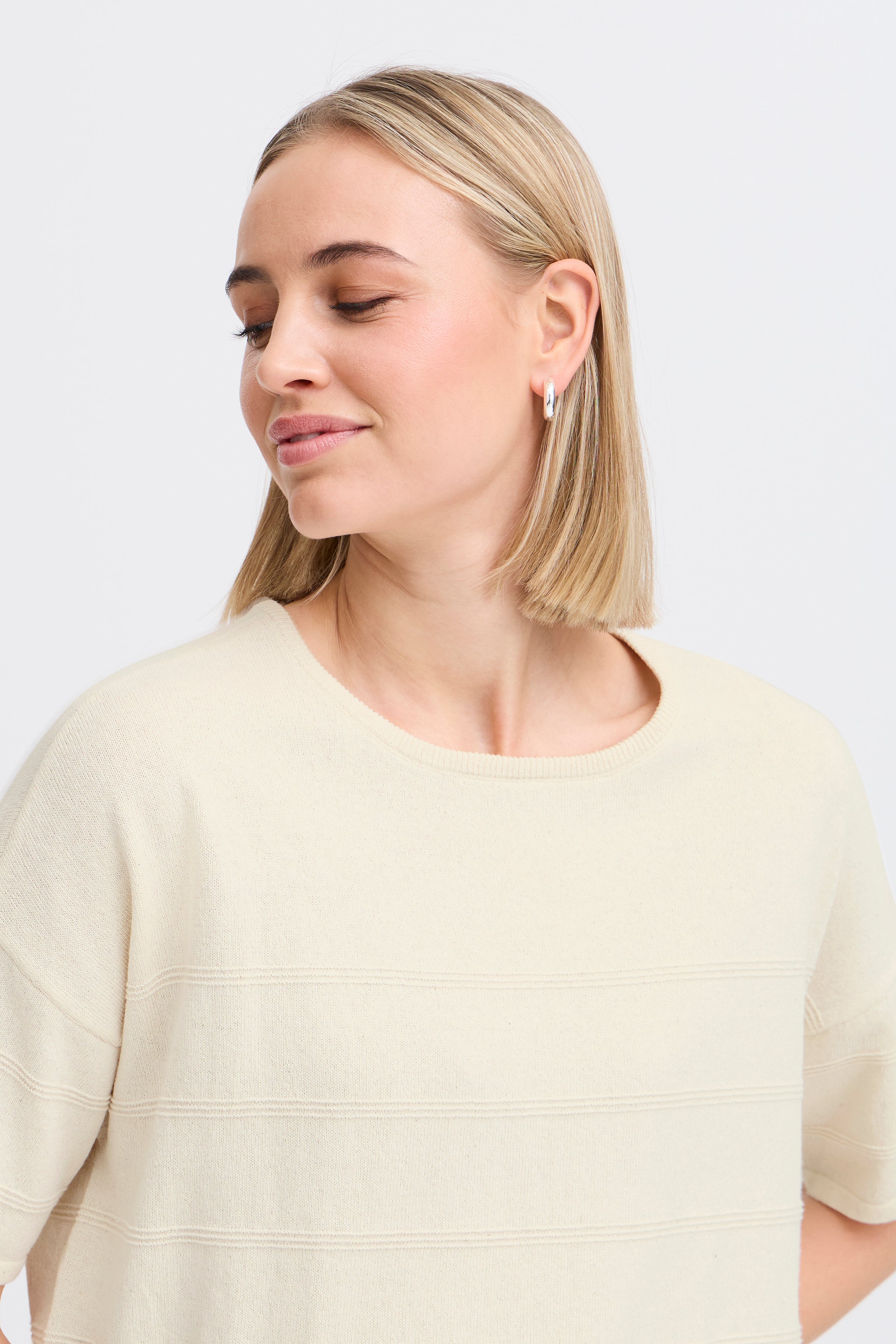 Fransa Frsinne Pullover pu6-Knitwear-White finn