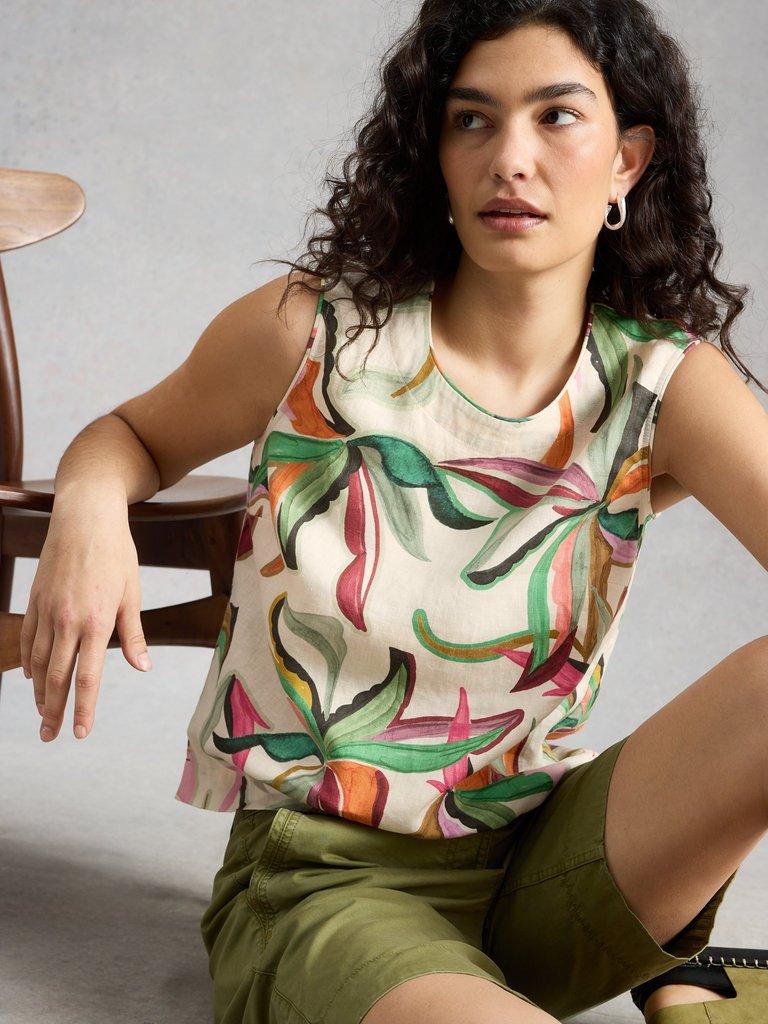 White Stuff Matilda Linen Vest