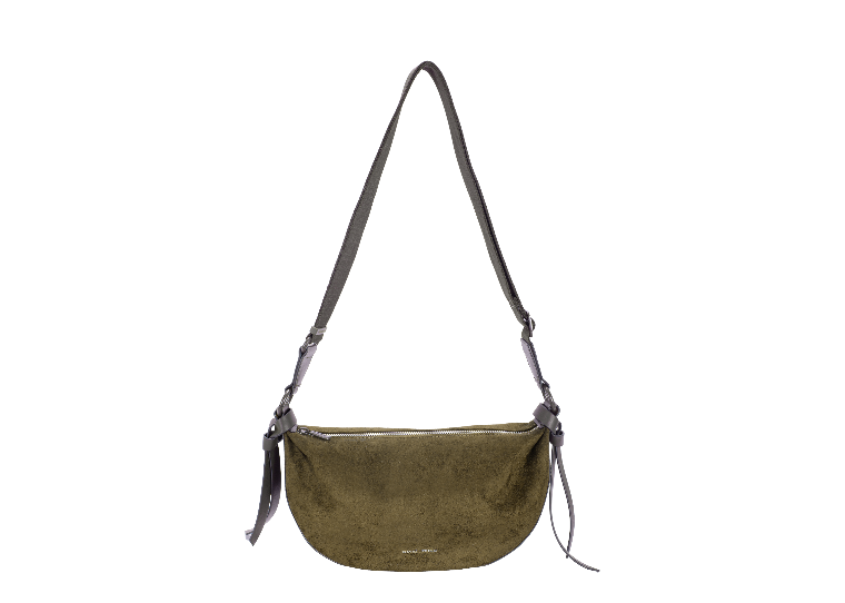 David Jones Faux Suede Shoulder Bag CM8617