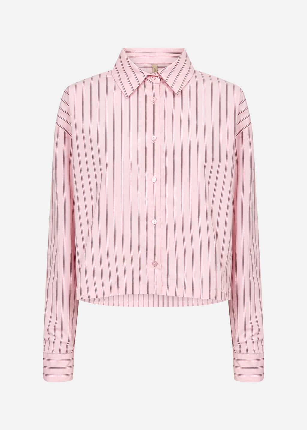 Soya Concept SC-BARDOT 1 Shirt Light pink-Soya Concept-White finn