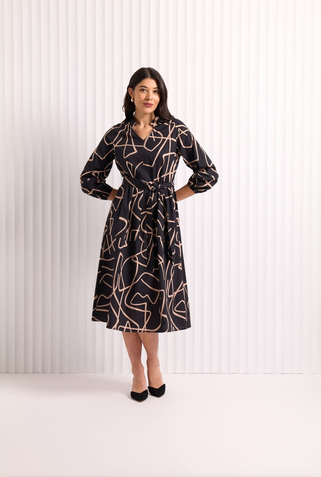 Foil Best Tactics Dress-Dress-White finn