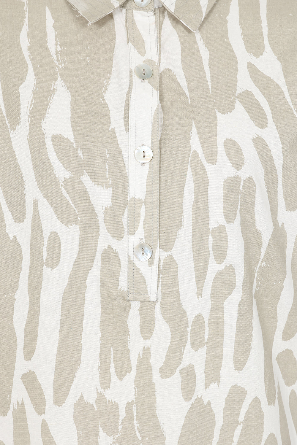 Beth Brush Strokes Dress-Dress-White finn
