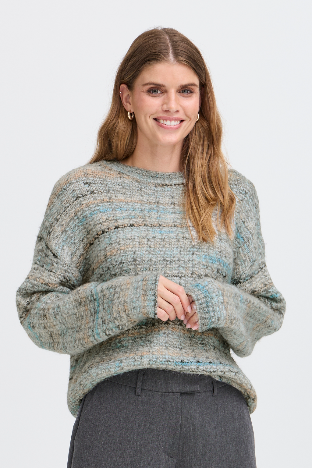 Fransa Frdora Pullover 1-Fransa-White finn