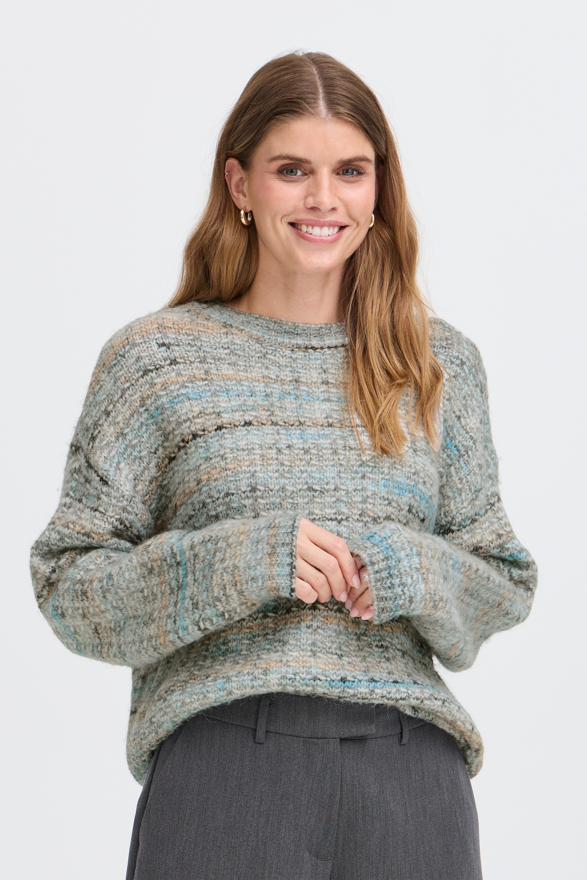 Fransa Frdora Pullover 1-Fransa-White finn