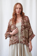 One Hundred Stars Rosa Brown Kimono