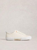 White Stuff Pippa Leather Lace Up Trainer-Footwear-4-