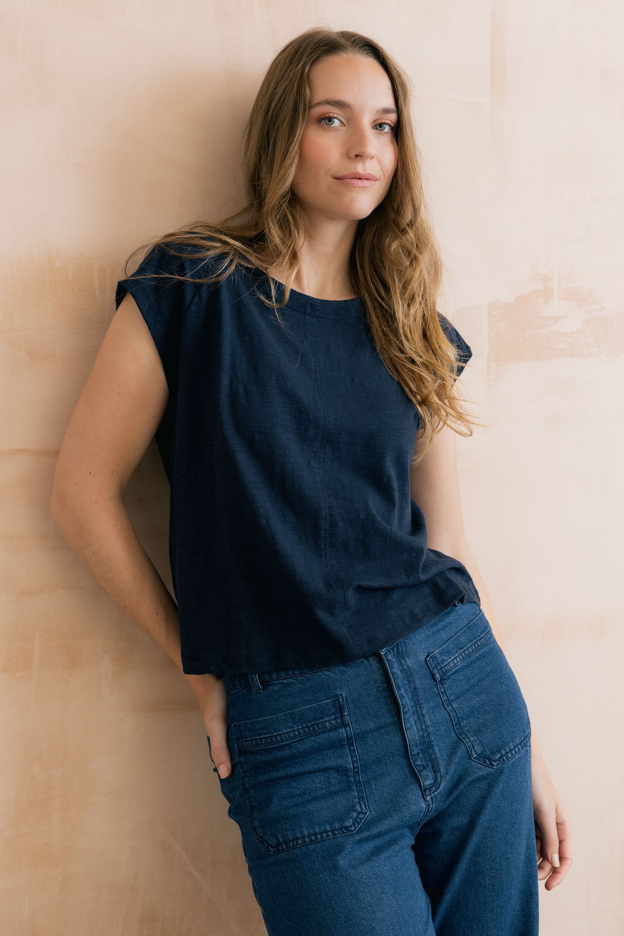 Lily and Me Tidal Organic Cotton T-Shirt White-Lily and Me-White finn