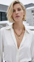 Envy Double Chain Charm Necklace 586