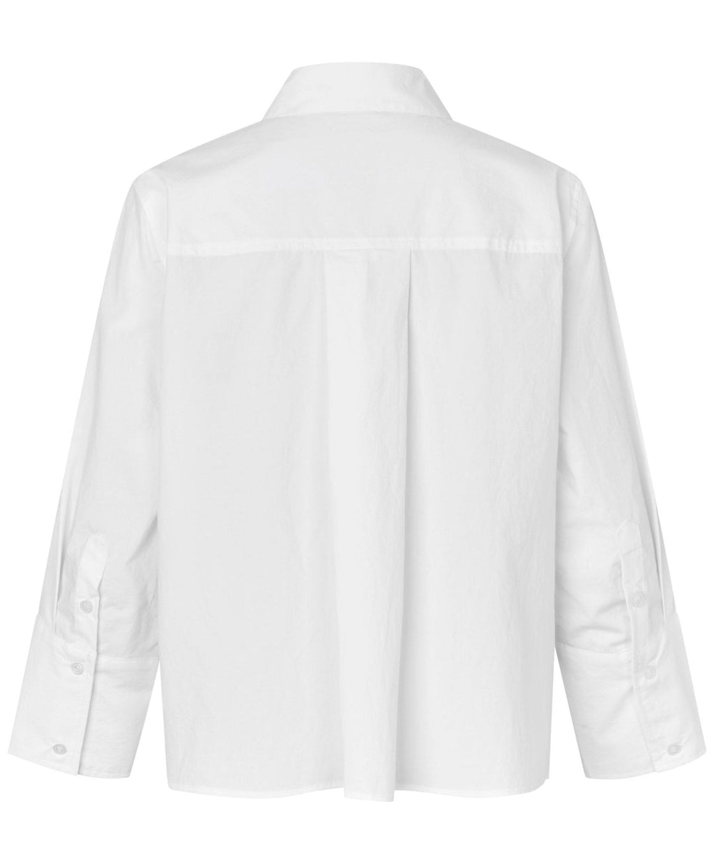 Masai MaIrisanna White Shirt-Shirts & Tops-S-White-