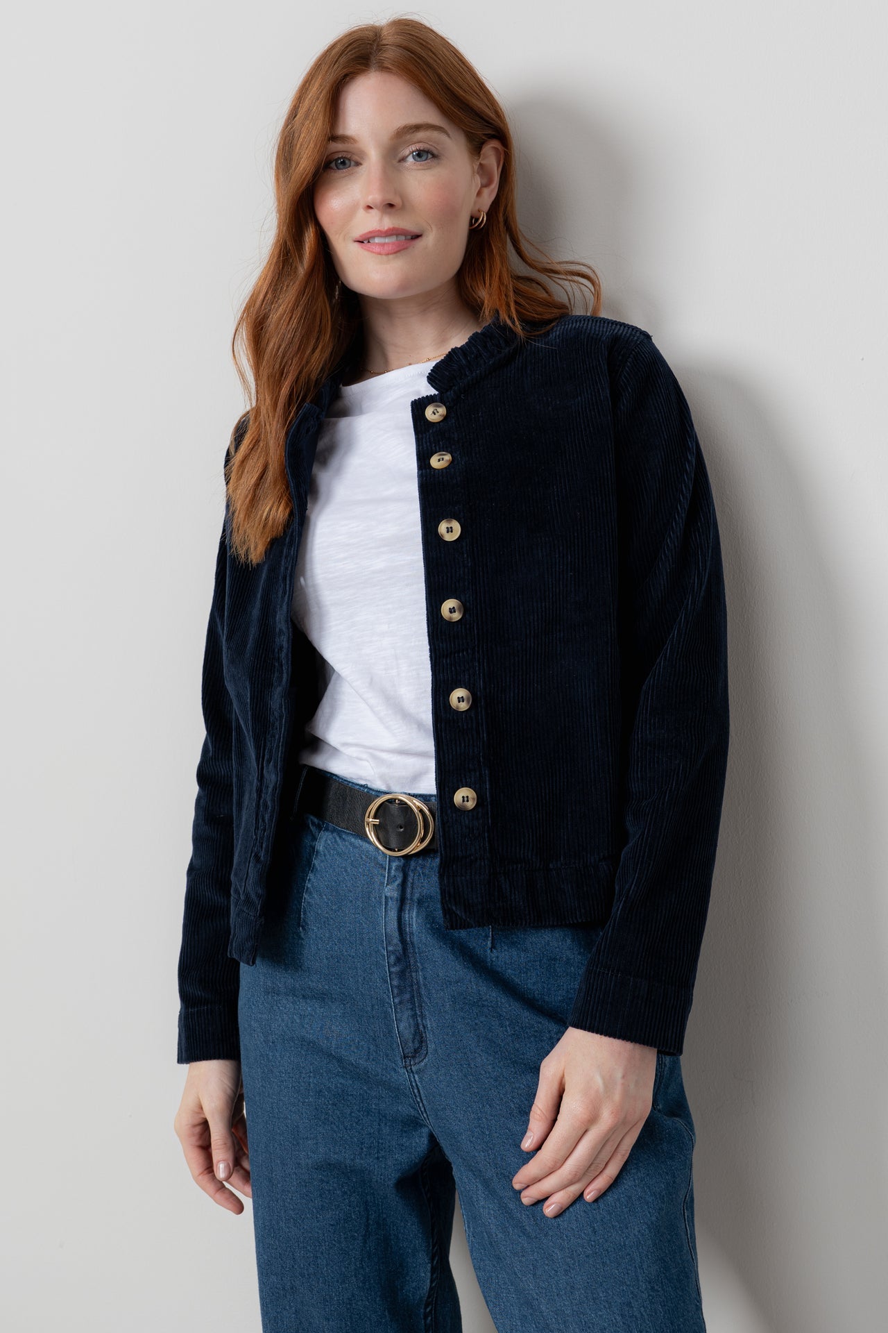 Lily and Me Rene Cord Jacket  Plain
