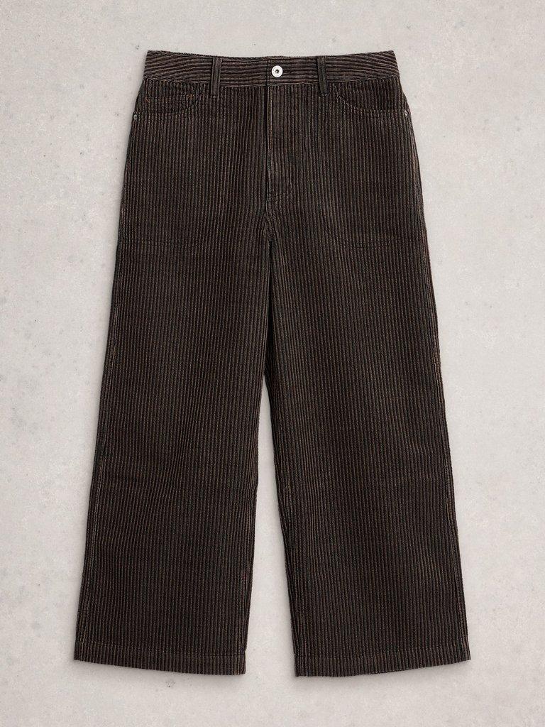 White Stuff Tia Cord Wide Leg Crop-Trousers-White finn