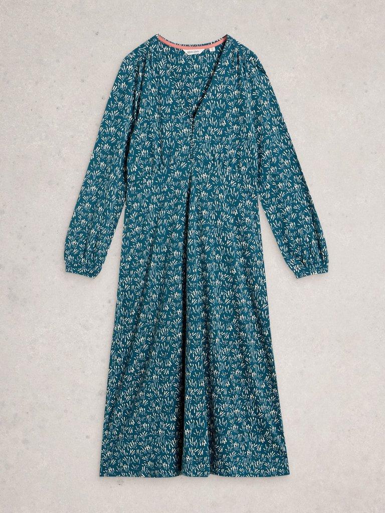 White Stuff Megan Long Sleeve Dress-Dress-White finn