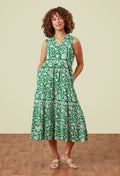 Adini Dalia Print Garden Dress - Simply Green-Dress-XS-